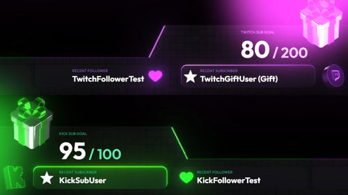 Kick & Twitch Dual Stream Widget